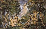 Paul Cezanne Bath De France oil painting artist